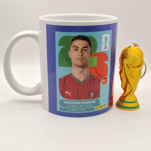 mug y llavero copa del mundo